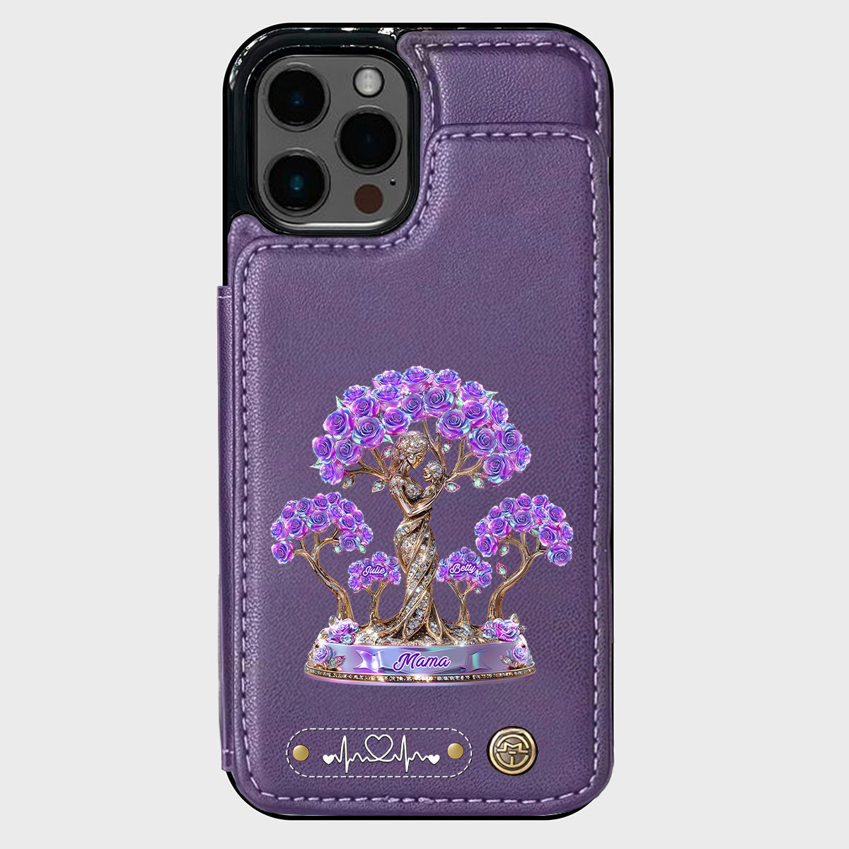 Best Mom Ever - Personalized Mother Wallet Phone Case