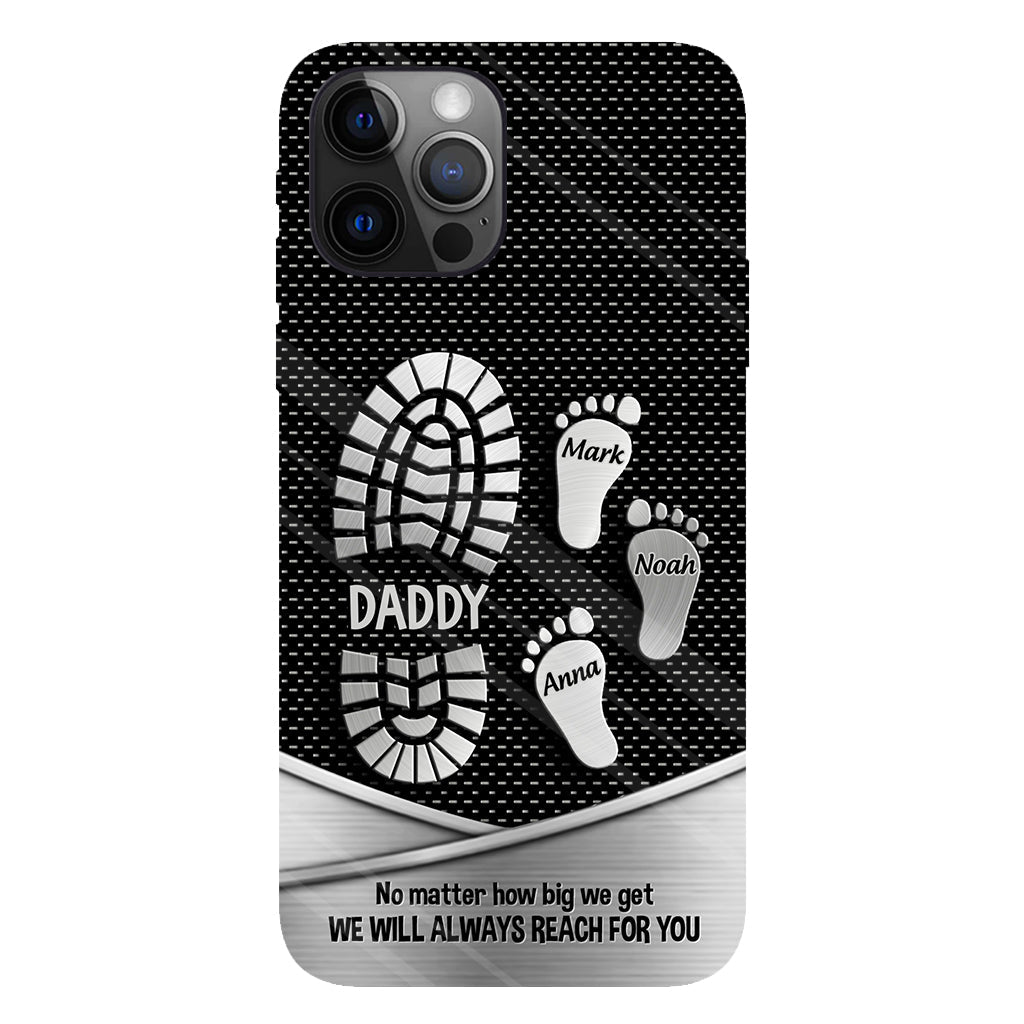 Your Footsteps Led Our Way - Personalized Father Full Print Phone Case