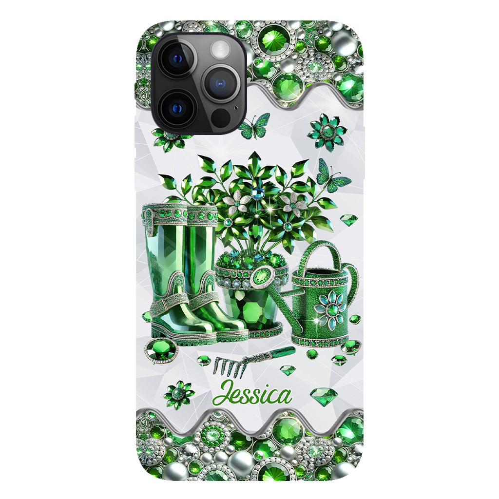 Just A Girl Who Loves Gardening - Personalized Gardening Full Print Phone Case