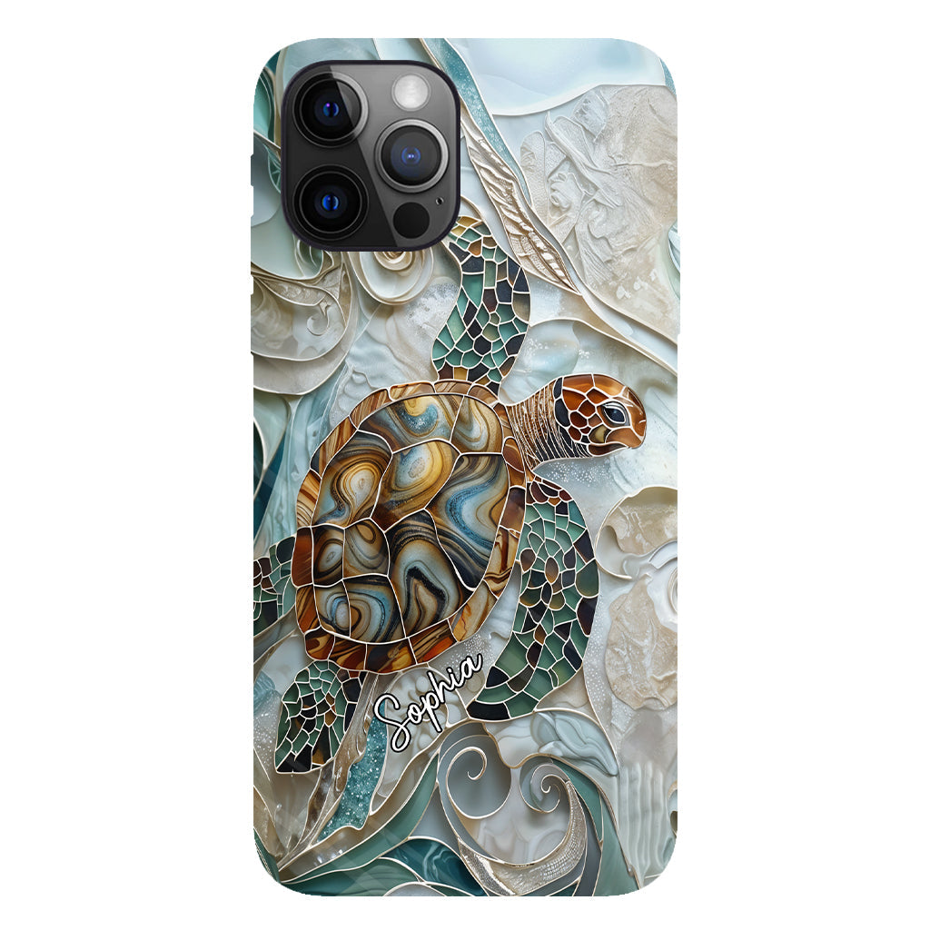 Love Turtles - Personalized Turtle Full Print Phone Case