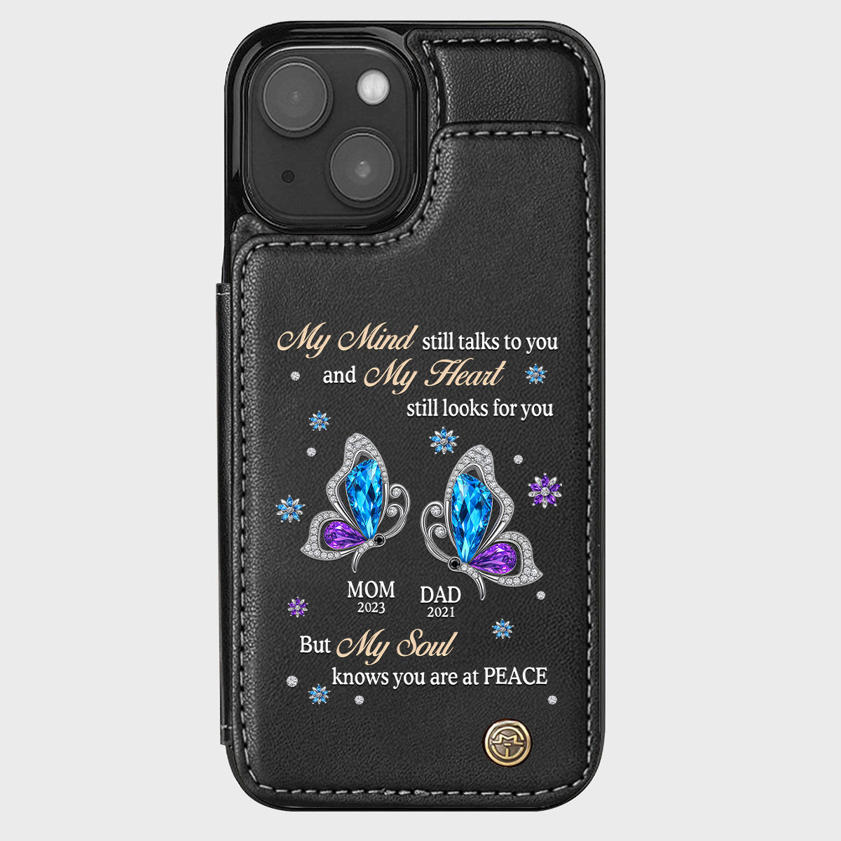 I Love You Forever - Personalized Memorial Wallet Phone Case