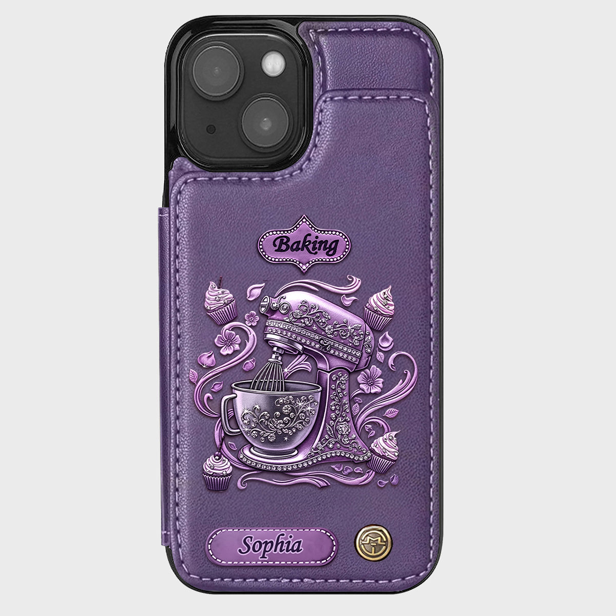 Love Baking - Personalized Baking Wallet Phone Case