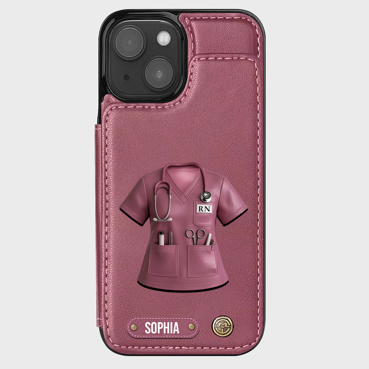 Proud Nurse - Personalized Nurse Wallet Phone Case