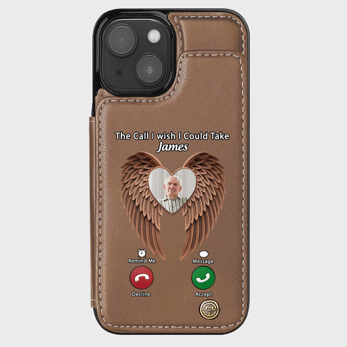 The Call I Wish I Could Take - Personalized Memorial Wallet Phone Case