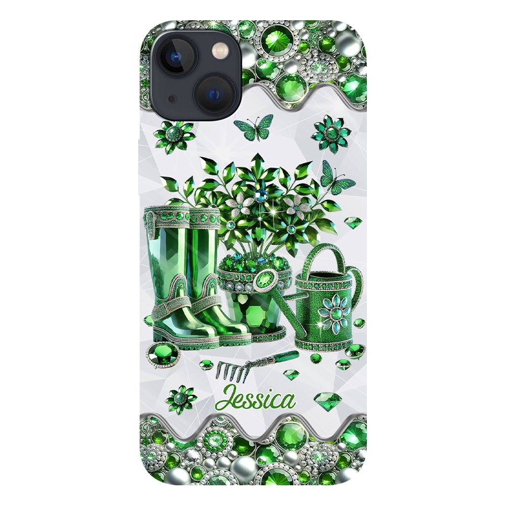 Just A Girl Who Loves Gardening - Personalized Gardening Full Print Phone Case