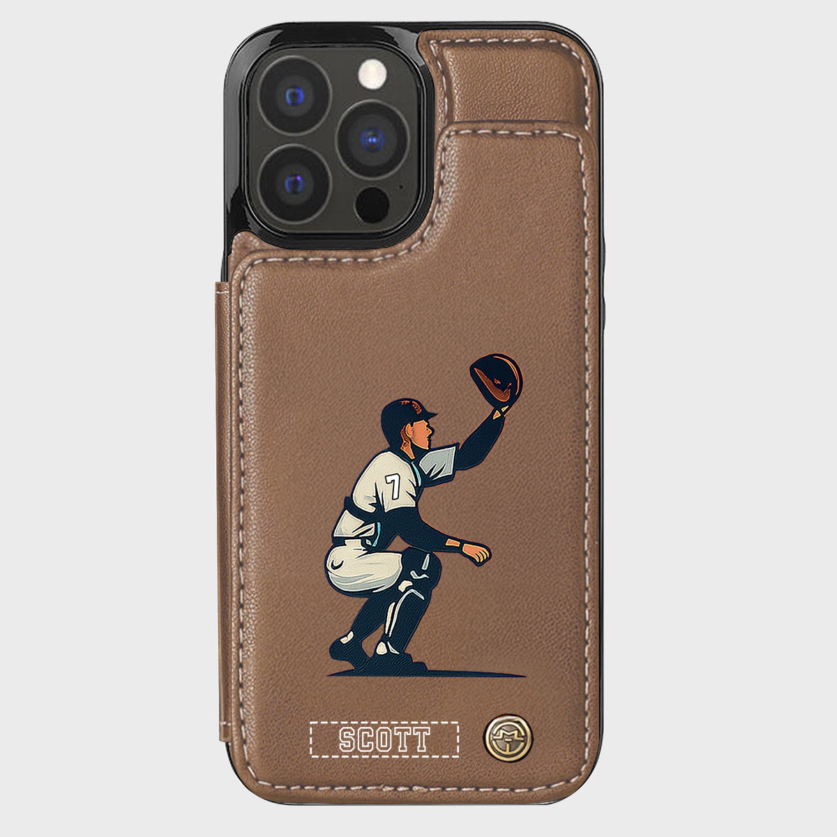 Tis Baseball Season - Personalized Baseball Wallet Phone Case