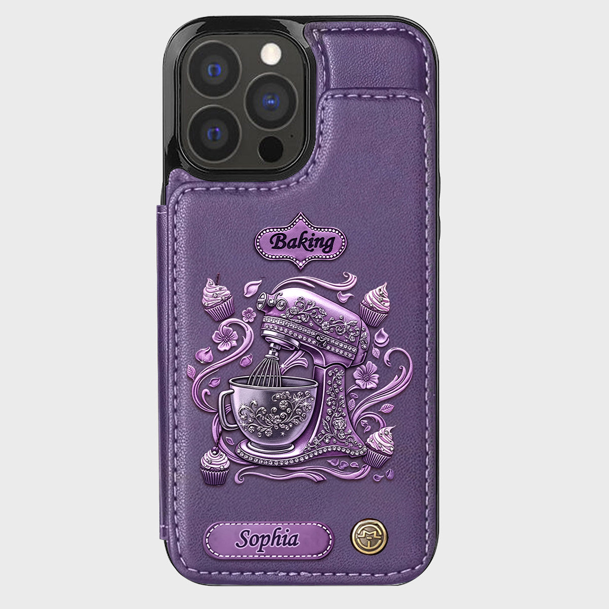 Love Baking - Personalized Baking Wallet Phone Case