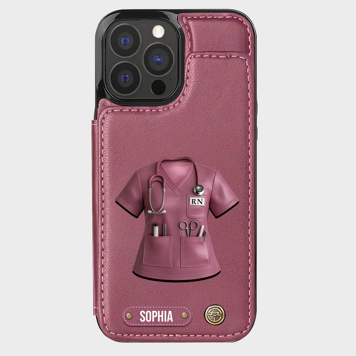 Proud Nurse - Personalized Nurse Wallet Phone Case