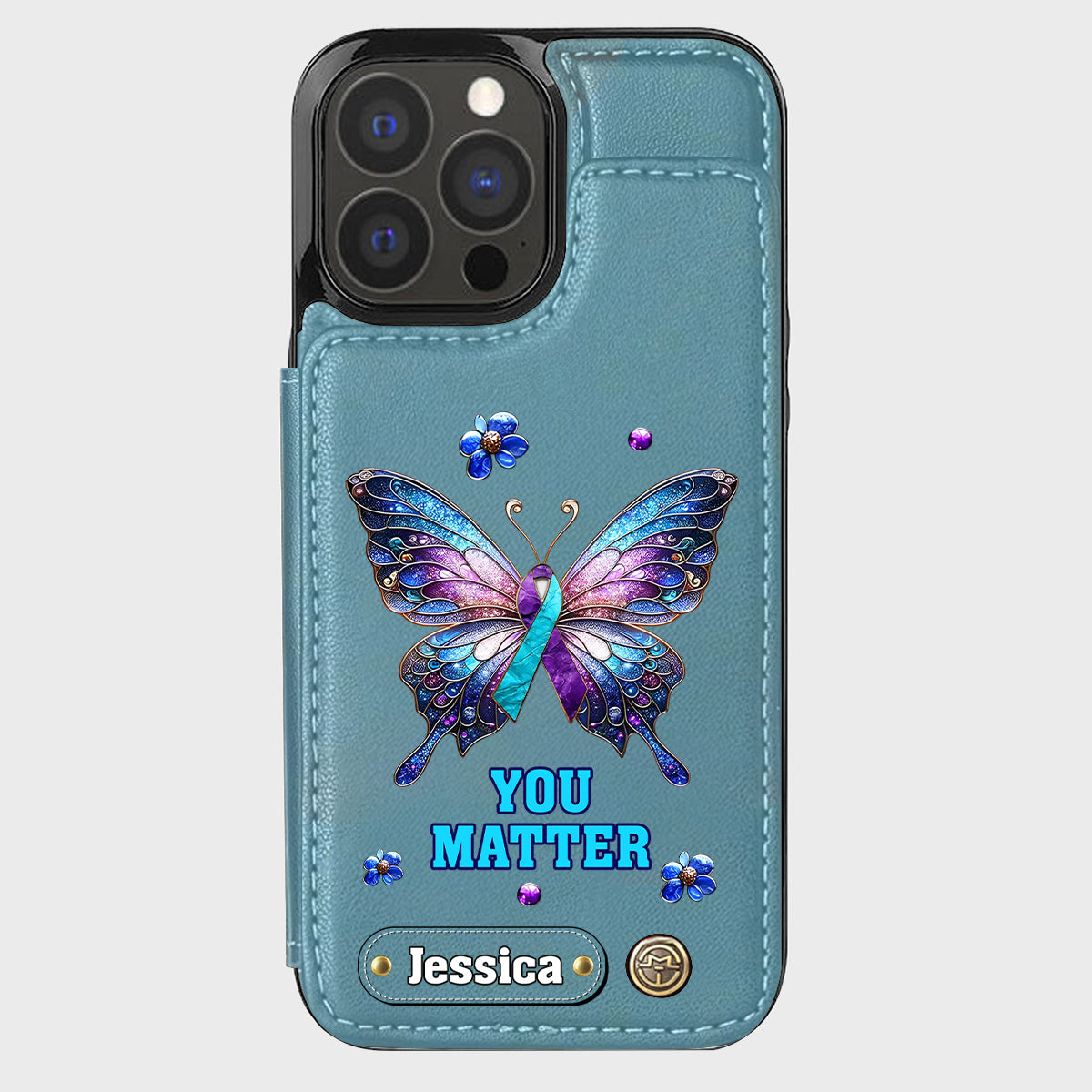 You Matter - Personalized Suicide Prevention Wallet Phone Case