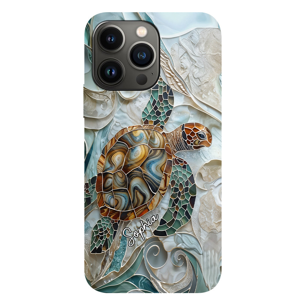 Love Turtles - Personalized Turtle Full Print Phone Case