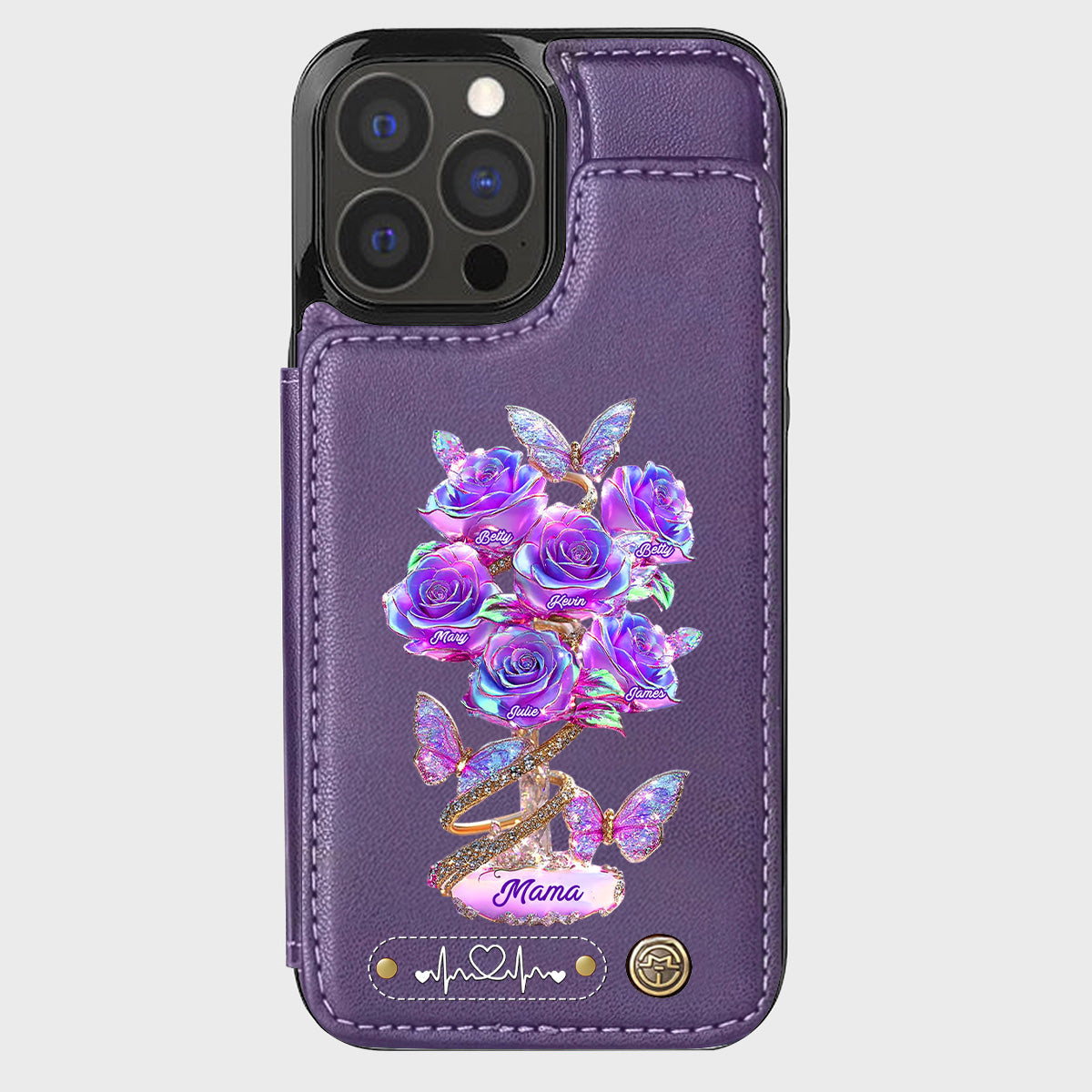 Best Mom Ever - Personalized Mother Wallet Phone Case