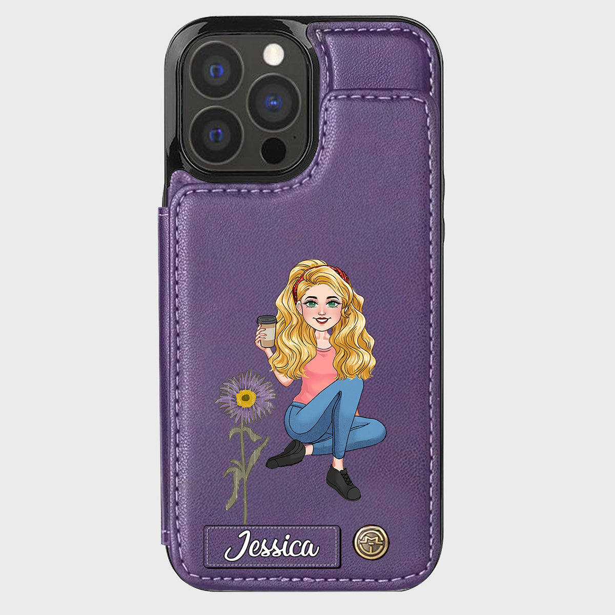 Gift For Friends Birth Month - Personalized Bestie Wallet Phone Case