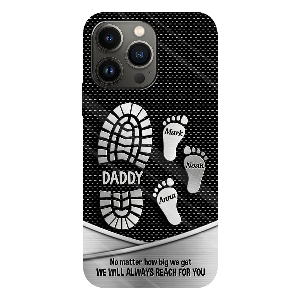 Your Footsteps Led Our Way - Personalized Father Full Print Phone Case