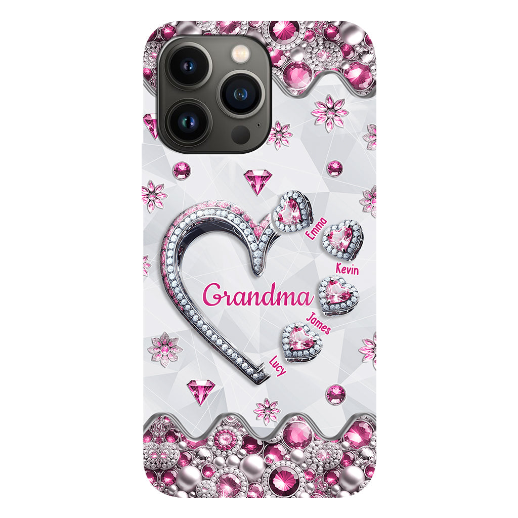 Grandma's Sweethearts Gift For Grandma, Mom,.. - Personalized Grandma Full Print Phone Case