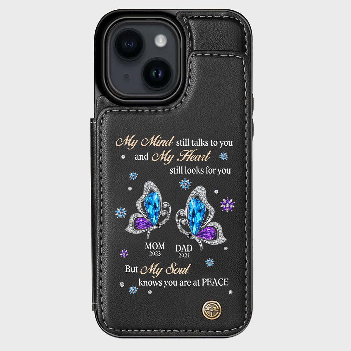 I Love You Forever - Personalized Memorial Wallet Phone Case
