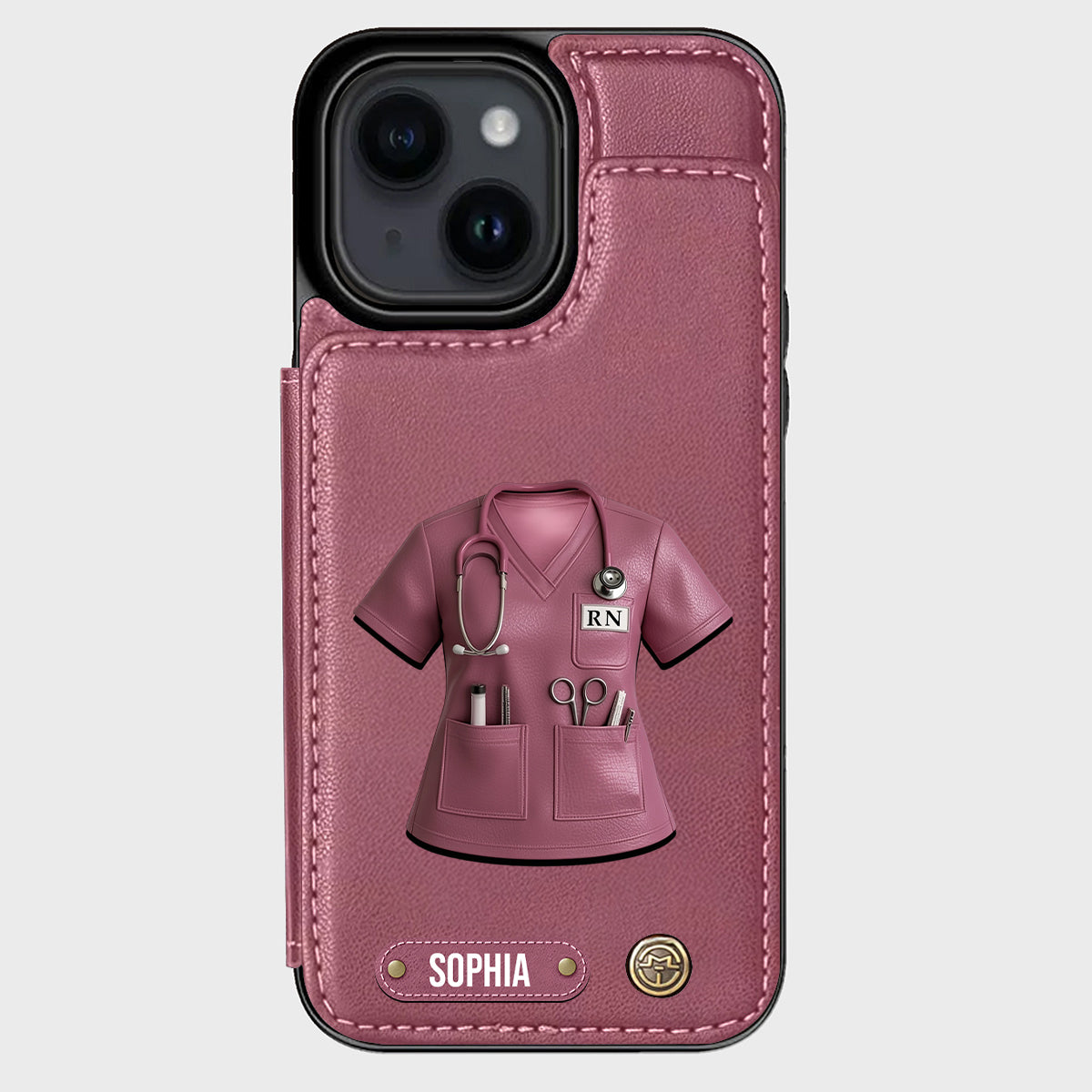 Proud Nurse - Personalized Nurse Wallet Phone Case