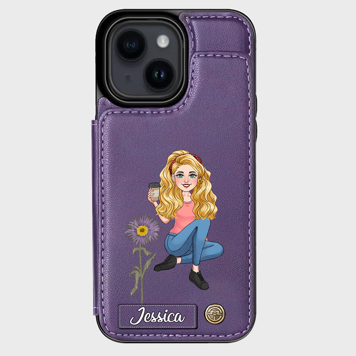 Gift For Friends Birth Month - Personalized Bestie Wallet Phone Case