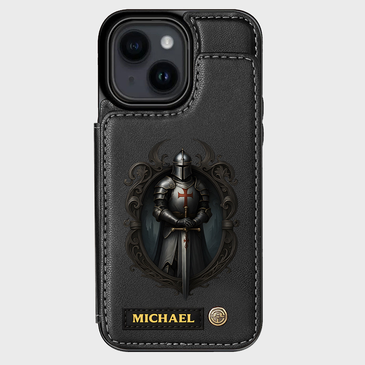 Knight Of God - Personalized Christian Wallet Phone Case
