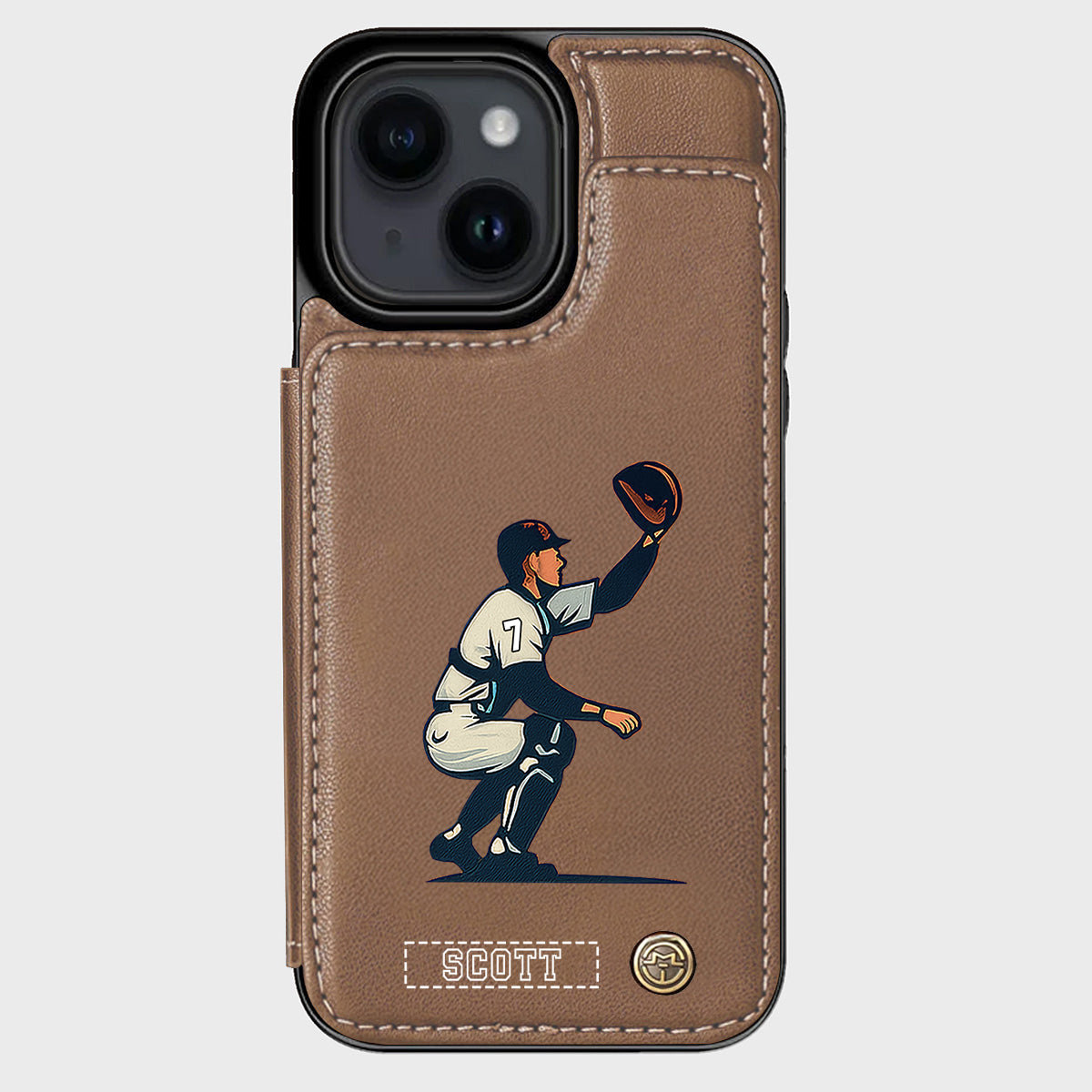 Tis Baseball Season - Personalized Baseball Wallet Phone Case