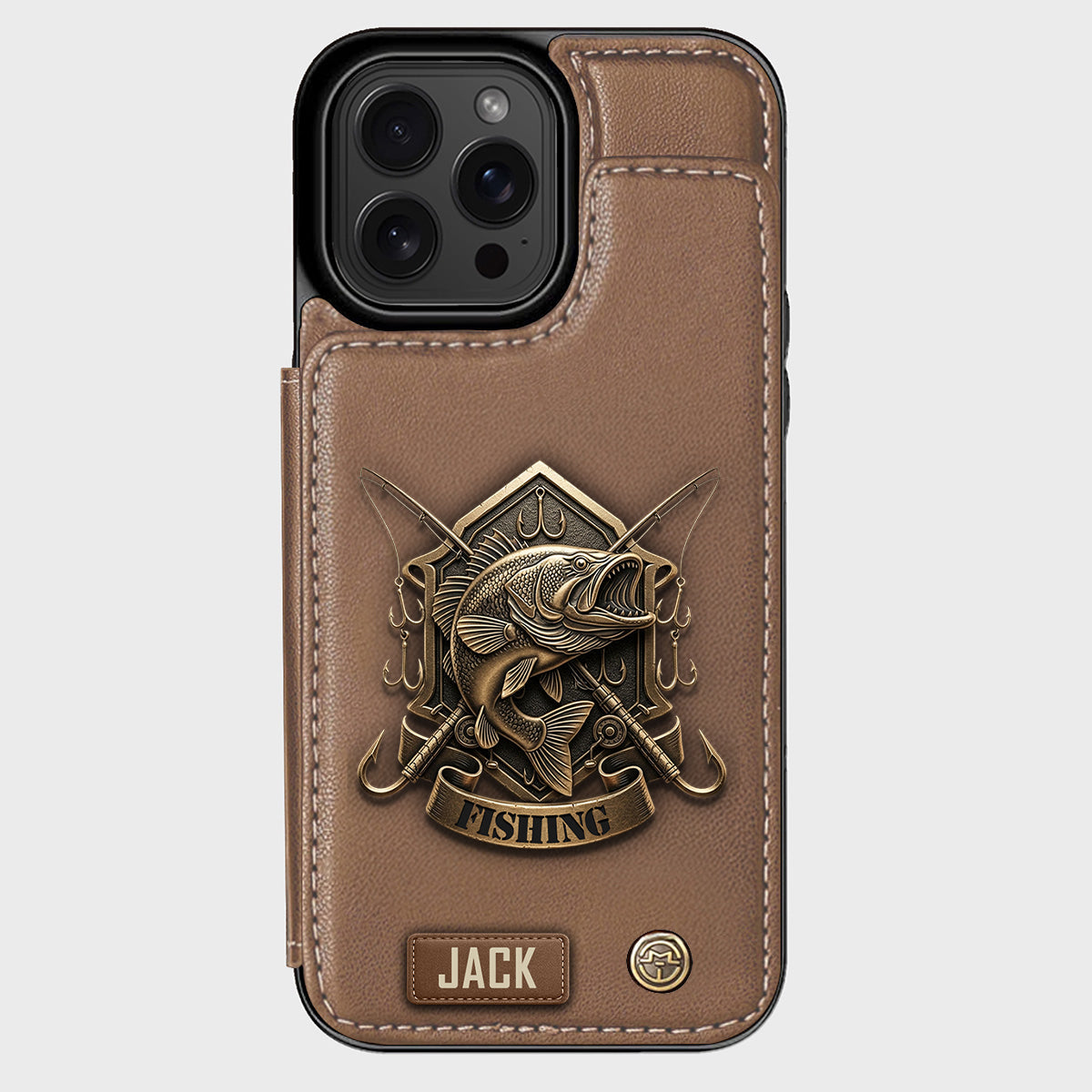 Fishing For Life - Personalized Fishing Wallet Phone Case