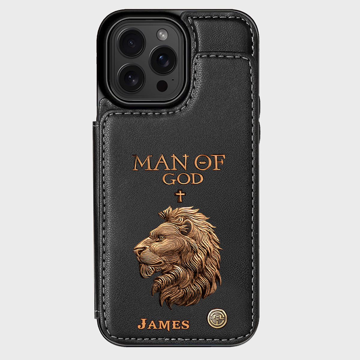 Man Of God - Personalized Christian Wallet Phone Case