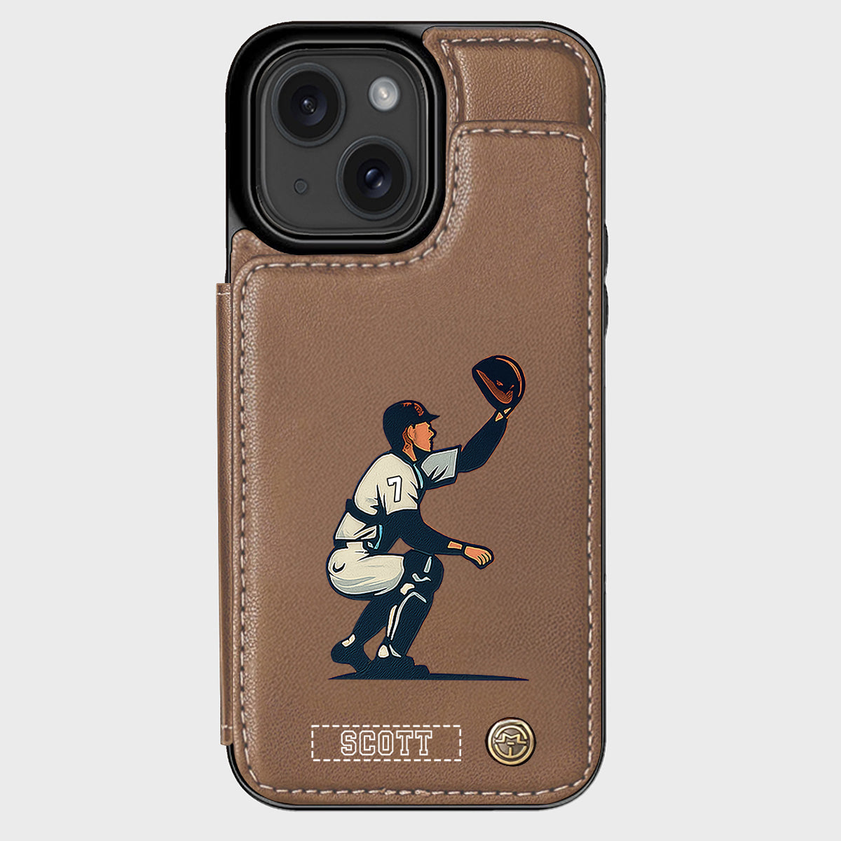 Tis Baseball Season - Personalized Baseball Wallet Phone Case
