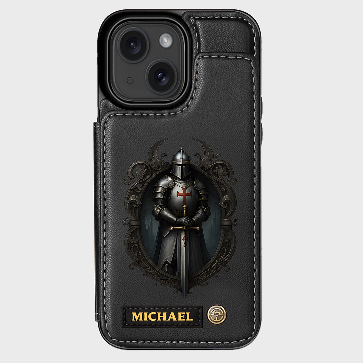 Knight Of God - Personalized Christian Wallet Phone Case