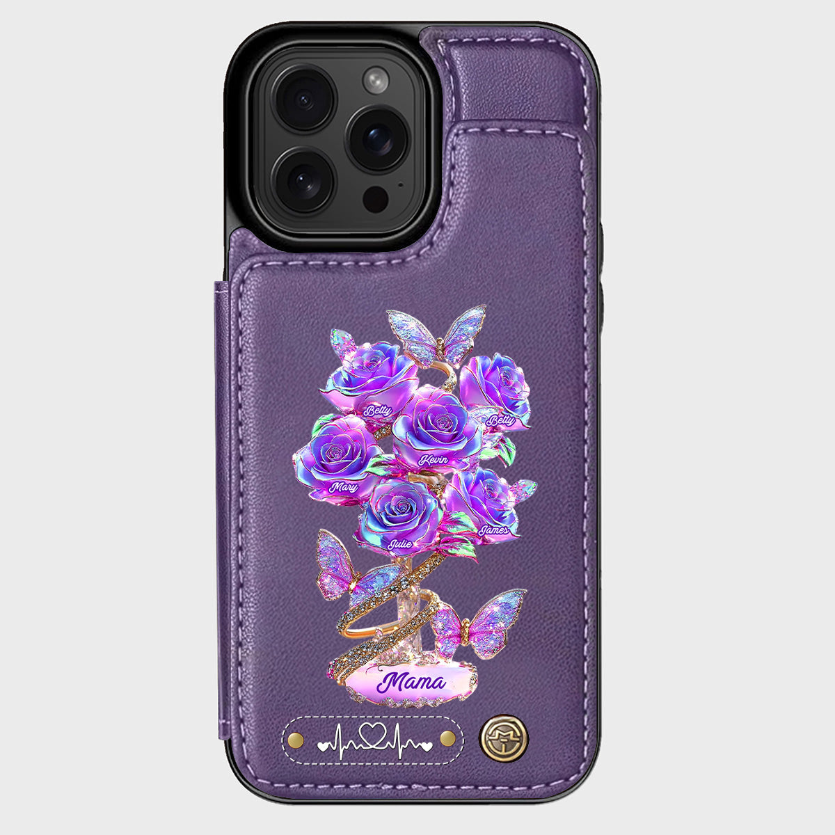 Best Mom Ever - Personalized Mother Wallet Phone Case