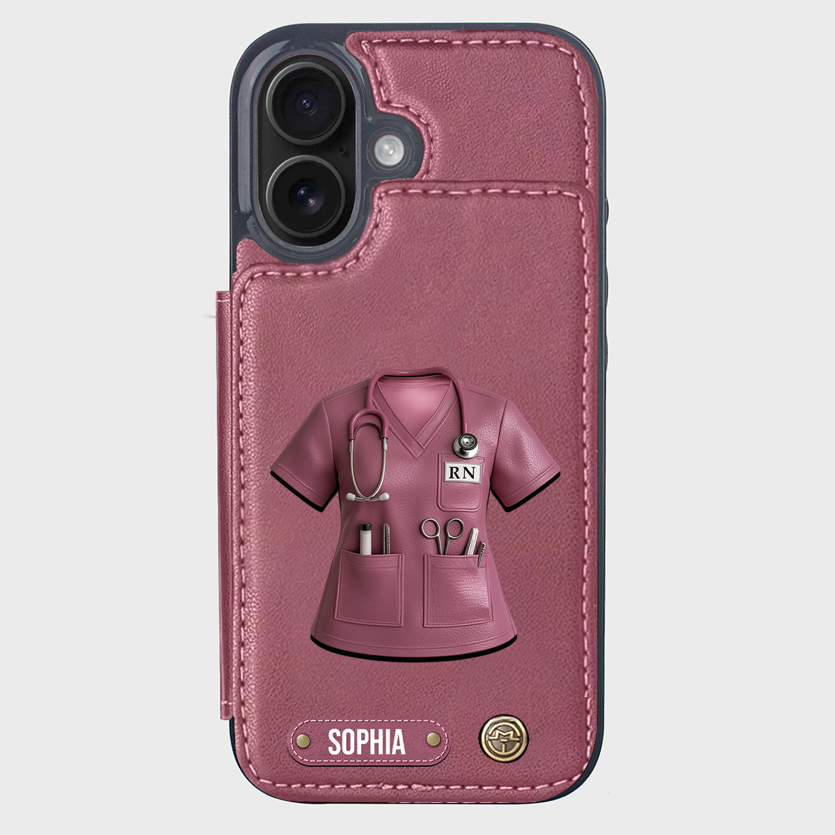 Proud Nurse - Personalized Nurse Wallet Phone Case