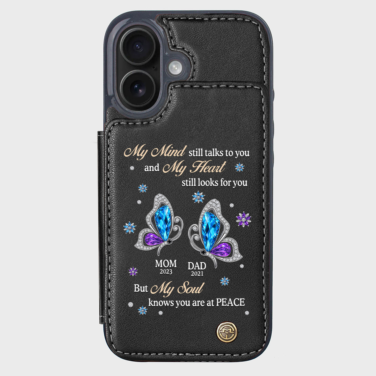 I Love You Forever - Personalized Memorial Wallet Phone Case