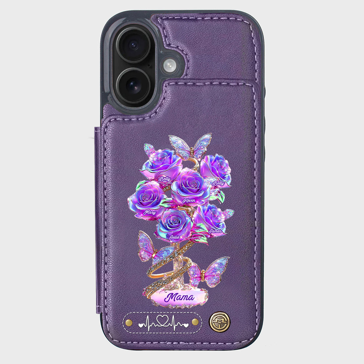Best Mom Ever - Personalized Mother Wallet Phone Case