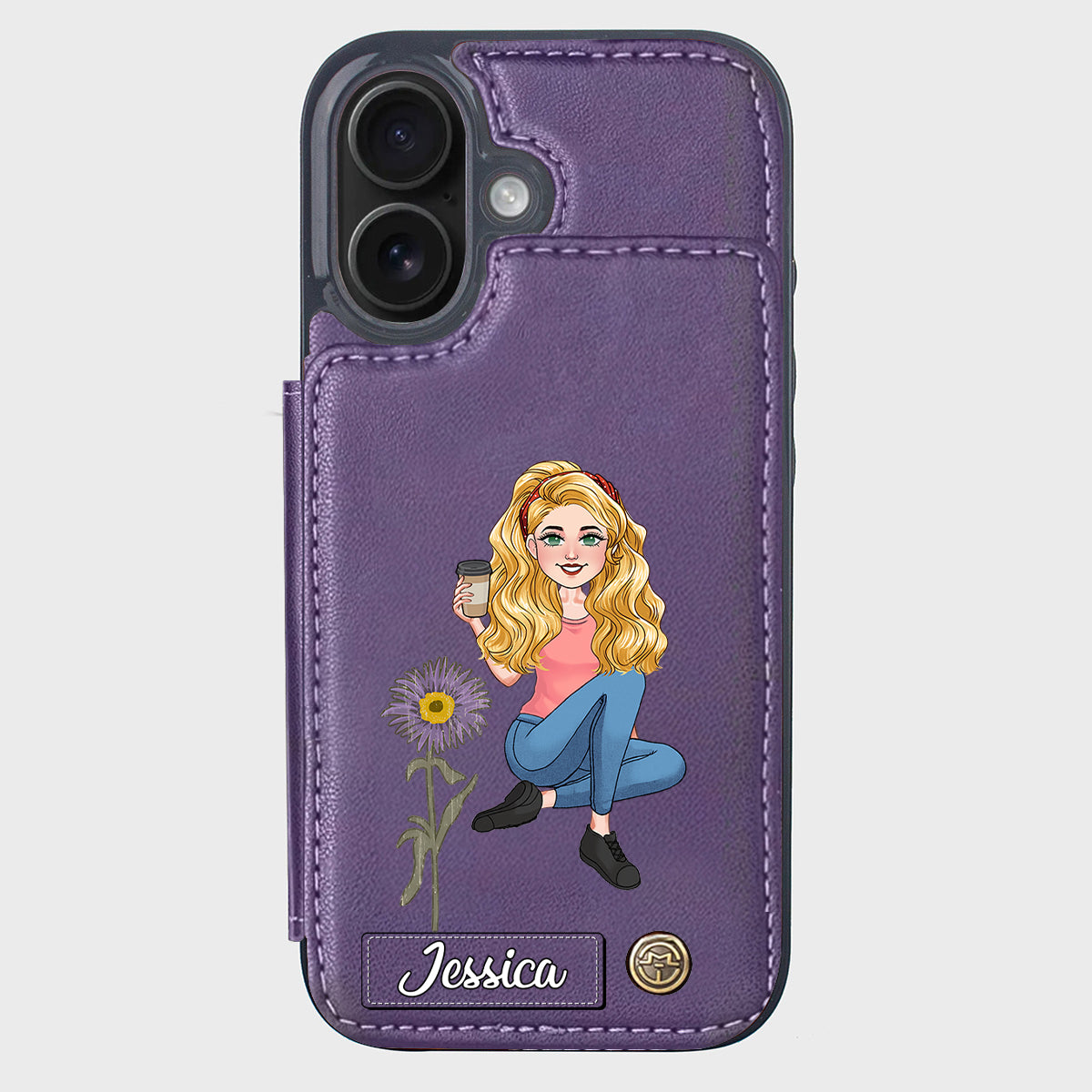 Gift For Friends Birth Month - Personalized Bestie Wallet Phone Case