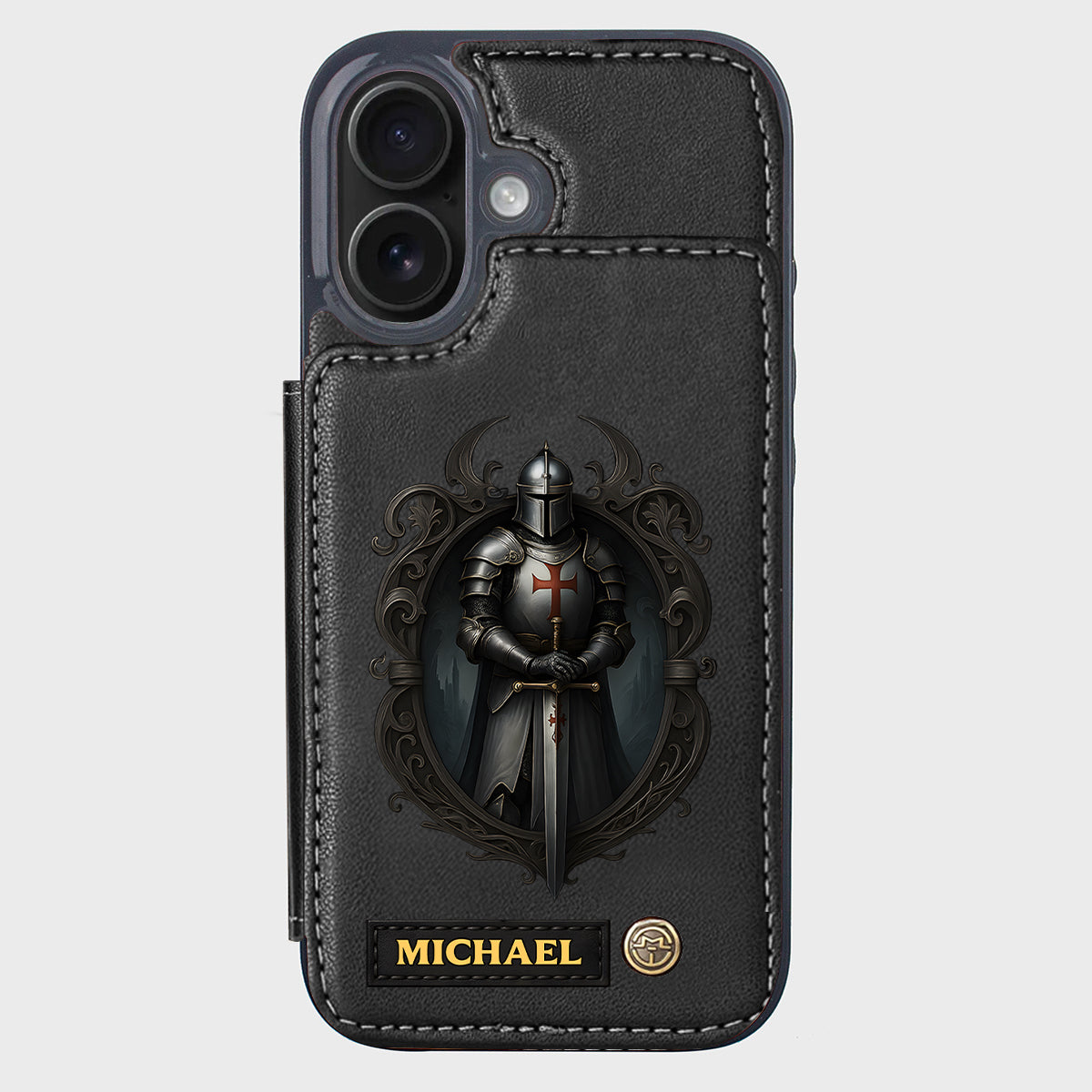 Knight Of God - Personalized Christian Wallet Phone Case