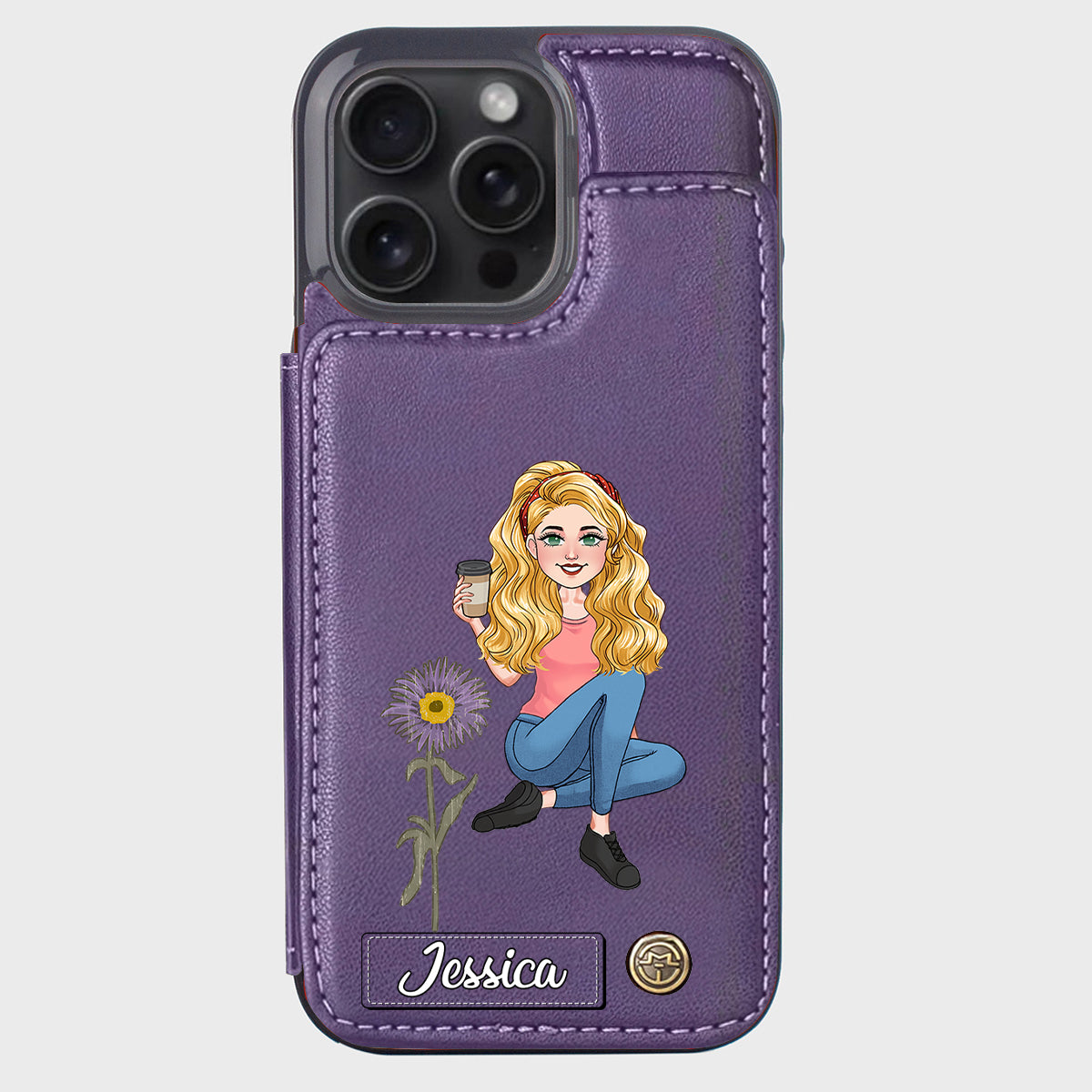 Gift For Friends Birth Month - Personalized Bestie Wallet Phone Case