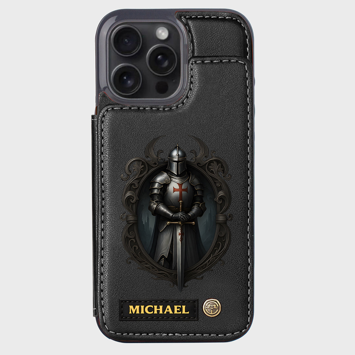 Knight Of God - Personalized Christian Wallet Phone Case