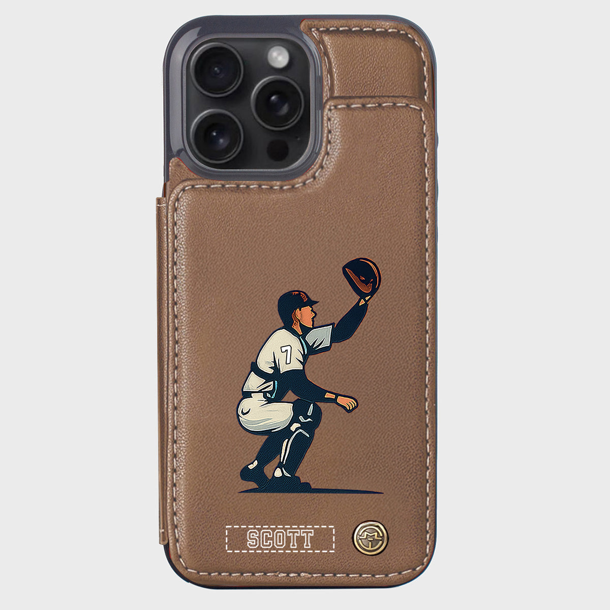 Tis Baseball Season - Personalized Baseball Wallet Phone Case