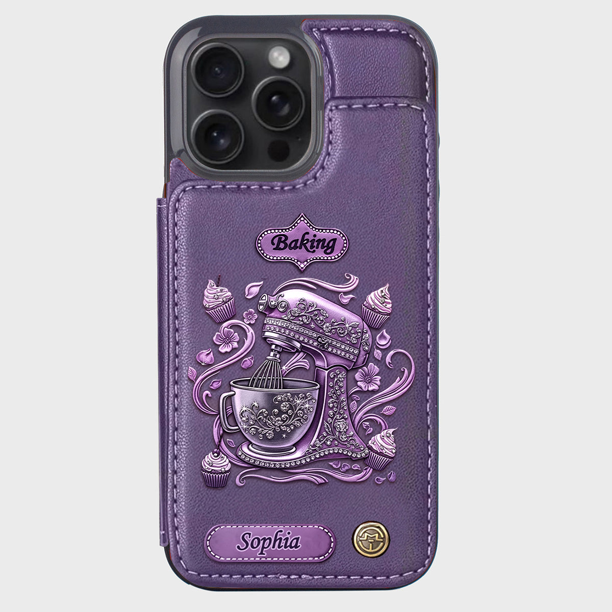 Love Baking - Personalized Baking Wallet Phone Case
