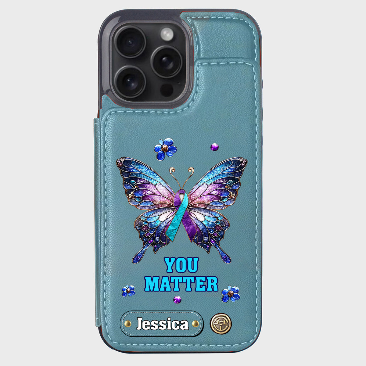 You Matter - Personalized Suicide Prevention Wallet Phone Case