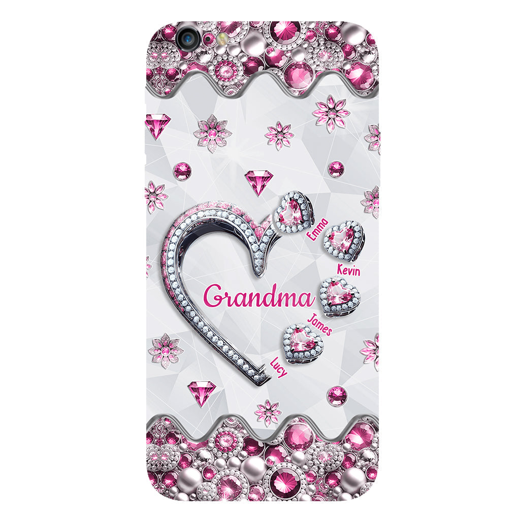 Grandma's Sweethearts Gift For Grandma, Mom,.. - Personalized Grandma Full Print Phone Case