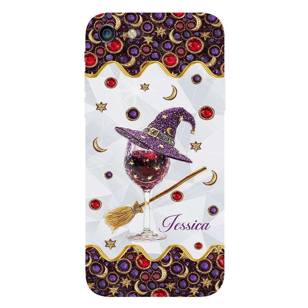 Wine Witch - Personalized Witch Full Print Phone Case