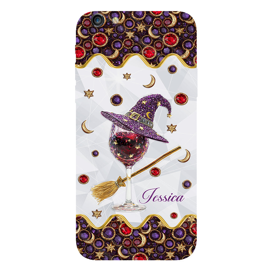 Wine Witch - Personalized Witch Full Print Phone Case