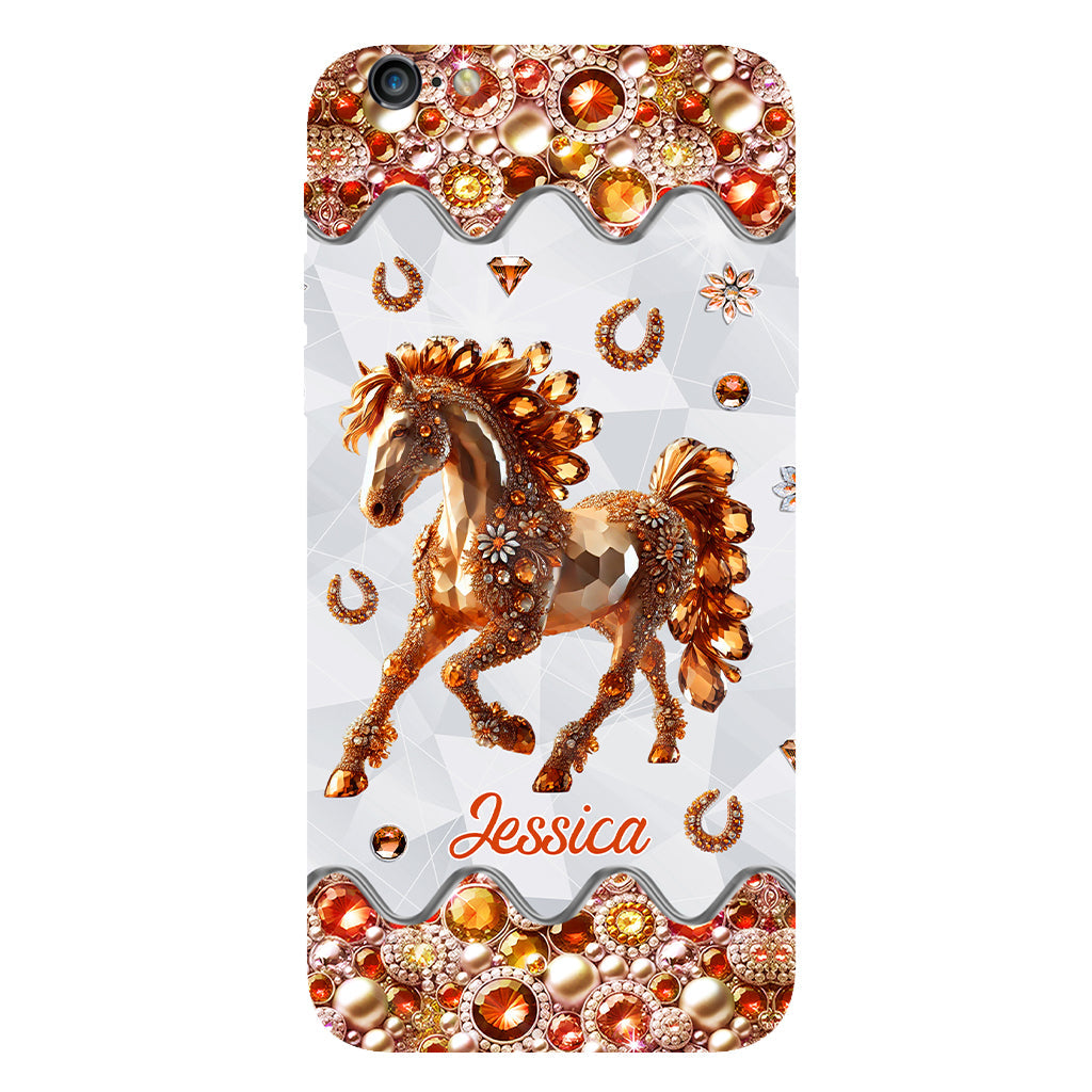 Just A Girl Who Loves Horses - Personalized Horse Full Print Phone Case