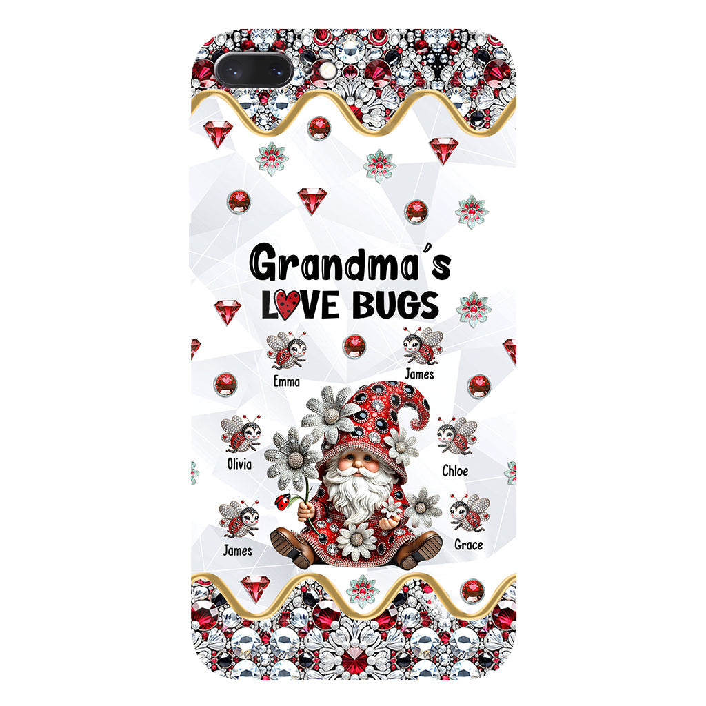Grandma's Love Bugs - Personalized Grandma Full Print Phone Case