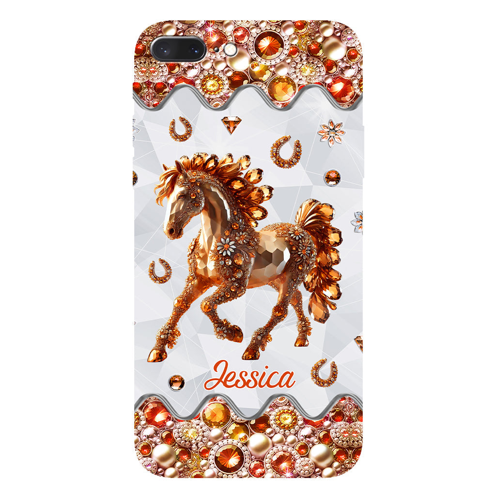 Just A Girl Who Loves Horses - Personalized Horse Full Print Phone Case