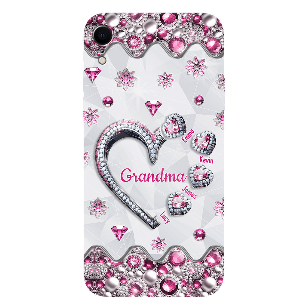 Grandma's Sweethearts Gift For Grandma, Mom,.. - Personalized Grandma Full Print Phone Case
