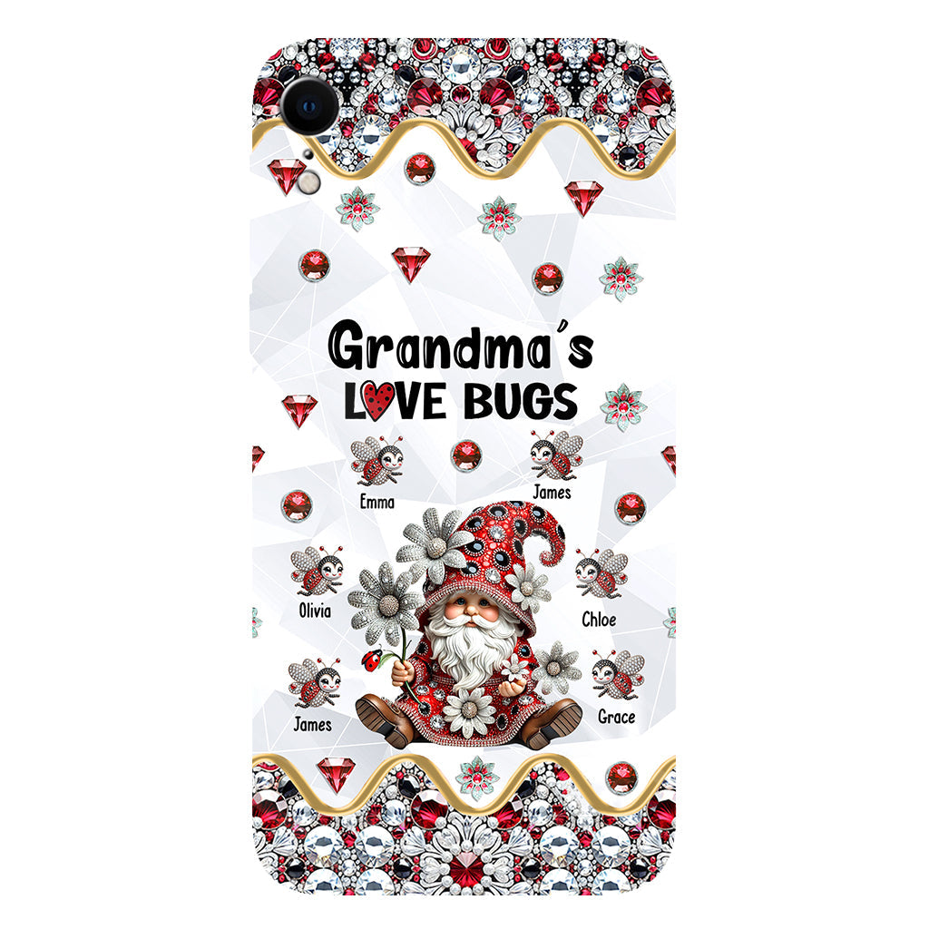 Grandma's Love Bugs - Personalized Grandma Full Print Phone Case