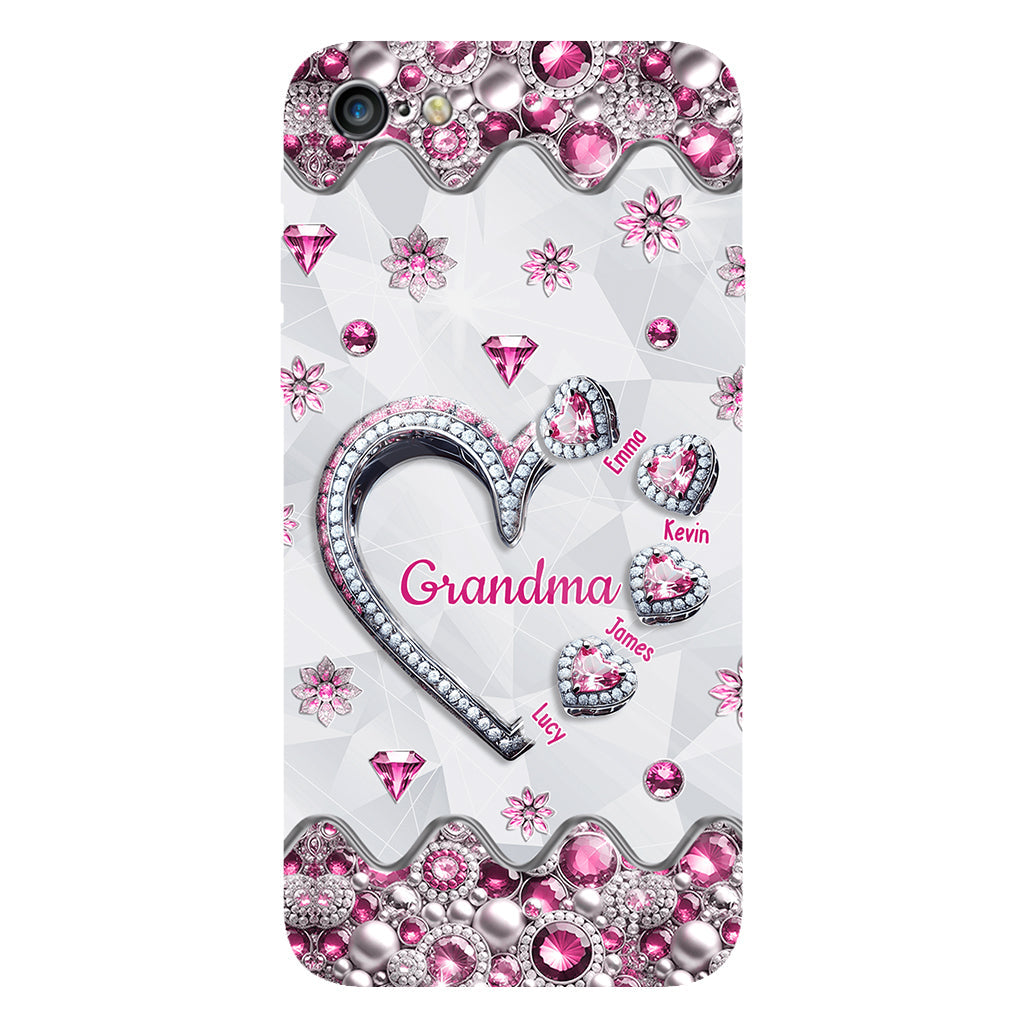 Grandma's Sweethearts Gift For Grandma, Mom,.. - Personalized Grandma Full Print Phone Case