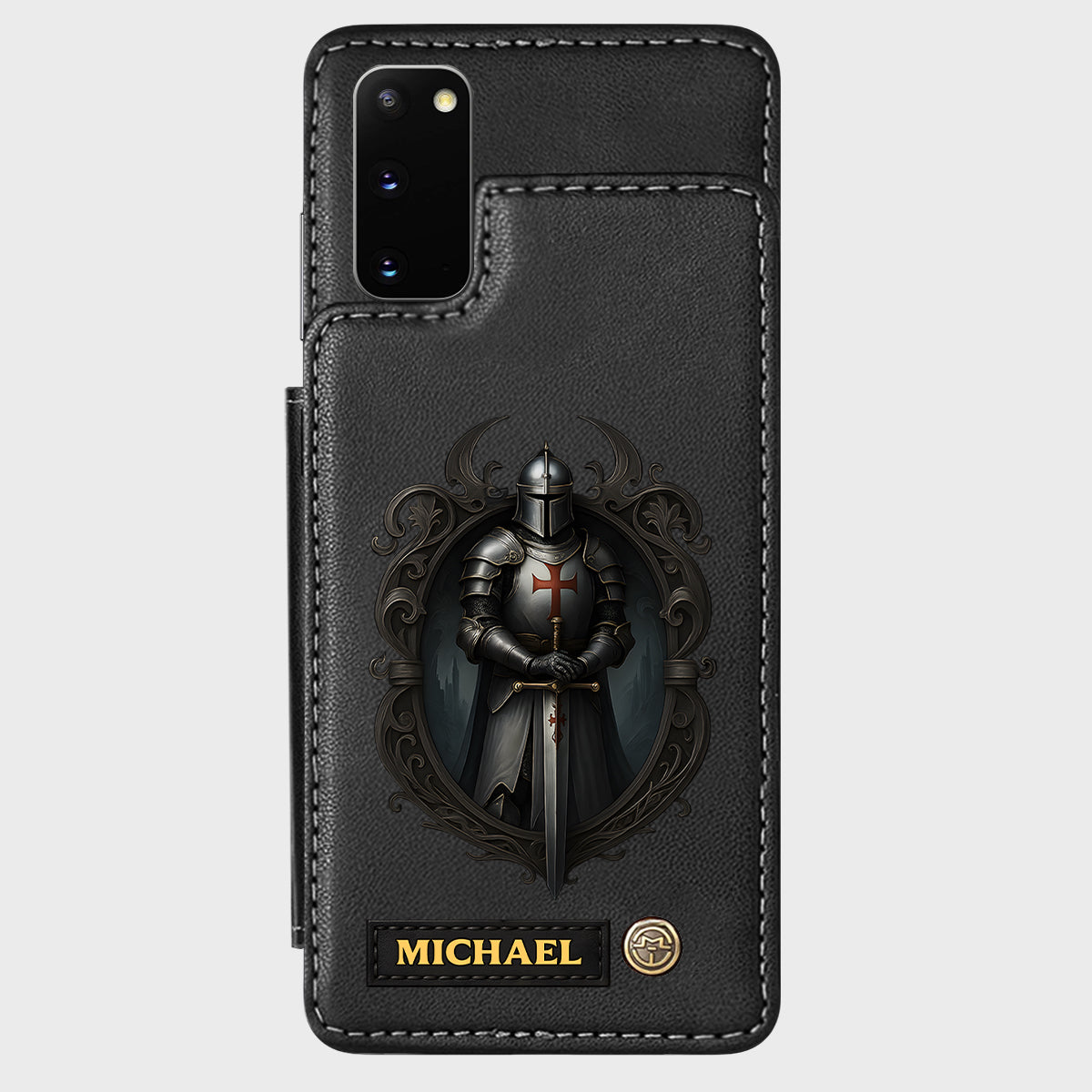 Knight Of God - Personalized Christian Wallet Phone Case