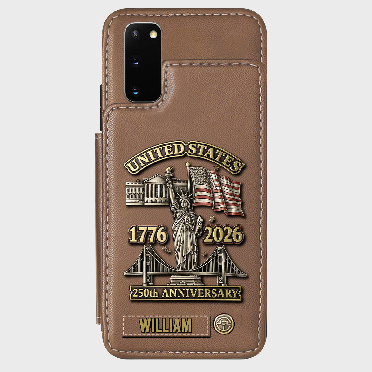 250th Anniversary - Personalized Wallet Phone Case