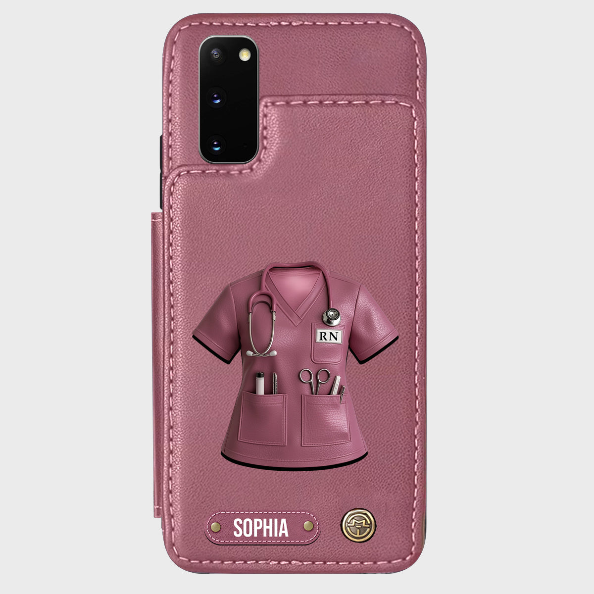 Proud Nurse - Personalized Nurse Wallet Phone Case